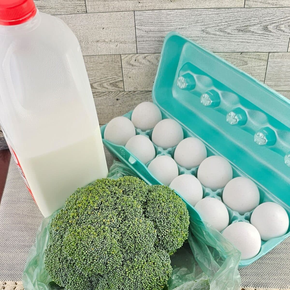 Examining how long food is good for in the fridge by looking at milk, broccoli and eggs to see how long they stay fresh refrigerated.